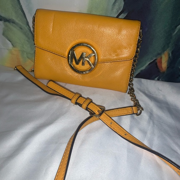 Michael Kors Bags Yellow Michael Kors Crossbody Poshmark